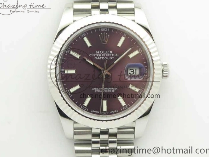Dial SS Stick 1:1 version on Markers Jubilee Purple A3235 DateJust Edition New 126334 Bracelet Best REF 0727
